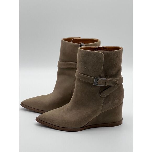 Sarto Franco Sarto Womens Emina Buckle Pointed Toe Ankle Boots Shoes Size 5 US - Picture 1 of 9